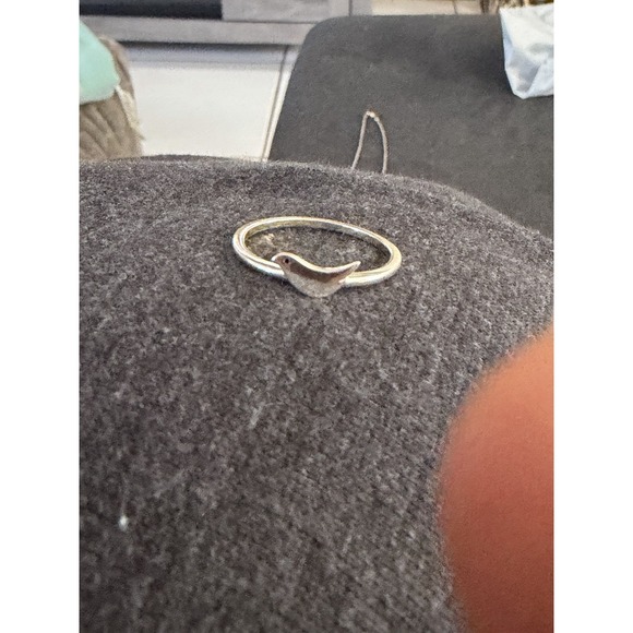 Sterling Silver 925 Size 9 Bird Ring Necklace #345 - Picture 5 of 5